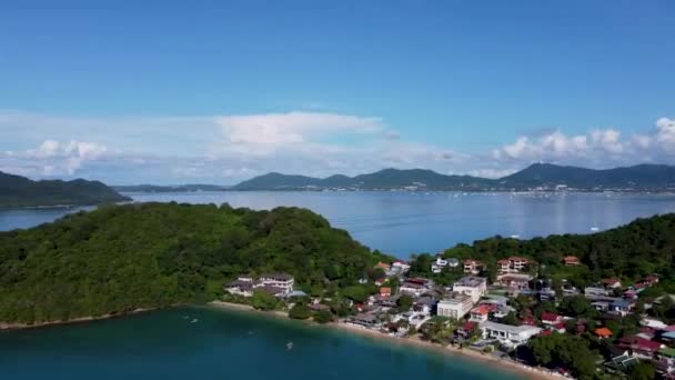 Islas Tropicales Tailandia Cerca Isla Phuket Con Buen Tiempo Desde — Vídeos de Stock