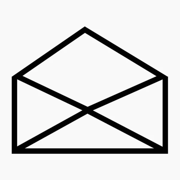 Icône de courrier vecteur, Enveloppe signe, Email symbole — Image vectorielle