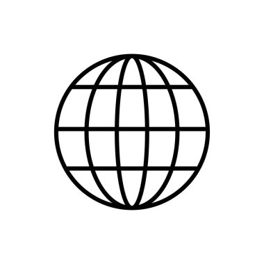 Beyaz üzerine soyut vektör simgesi, grafik ve web tasarımı için izole edilmiş çizimler. Basit düz sembol. Beyaz arkaplanda mükemmel siyah resim çizimi.