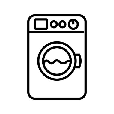 Beyaz üzerine soyut vektör simgeleri, grafik ve web tasarımı için izole edilmiş çizimler. Basit düz sembol. Beyaz arkaplanda mükemmel siyah resim çizimi.