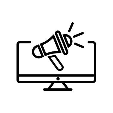 Beyaz üzerine soyut vektör simgesi, grafik ve web tasarımı için izole edilmiş çizimler. Beyaz arkaplanda mükemmel siyah resim çizimi.