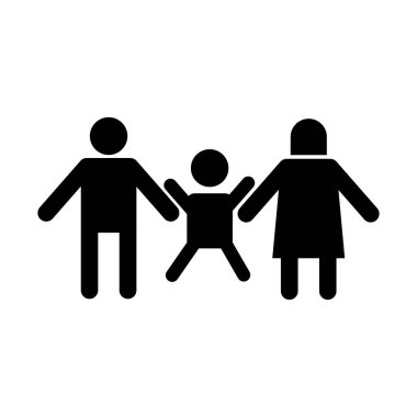 Beyaz üzerine soyut vektör simgesi, grafik ve web tasarımı için izole edilmiş çizimler. Beyaz arkaplanda mükemmel siyah resim çizimi.