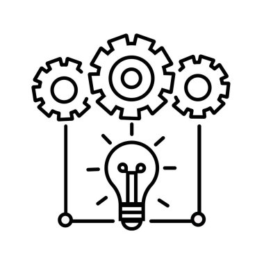 Beyaz üzerine soyut vektör simgesi, grafik ve web tasarımı için izole edilmiş çizimler. Beyaz arkaplanda mükemmel siyah resim çizimi.