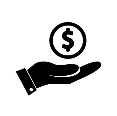 Grafik ve web tasarımı için izole edilmiş beyaz resimdeki soyut vektör simgesi. Basit düz sembol.