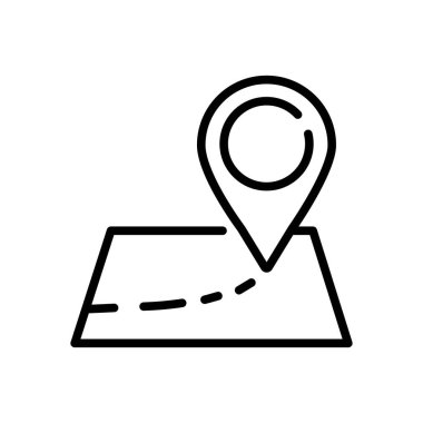 Grafik ve web tasarımı için izole edilmiş beyaz resimdeki soyut vektör simgesi. Basit düz sembol.