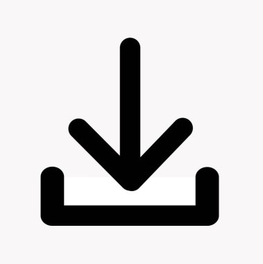 Grafik ve web tasarımı için izole edilmiş beyaz resimdeki soyut vektör simgesi. Basit düz sembol.