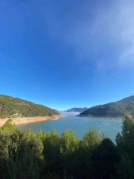 Mirador Del Control Viejo Gminie Santiago Pontones Parku Naturalnym Cazorla — Zdjęcie stockowe