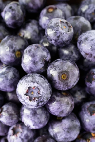 Mirtilli Freschi Una Ciotola Pronti Mangiare Uno Spuntino Sano Delizioso — Foto Stock