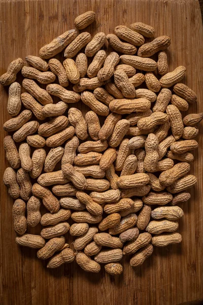 Pile Peanuts Shells Texture Background Peanuts — Stock Photo, Image