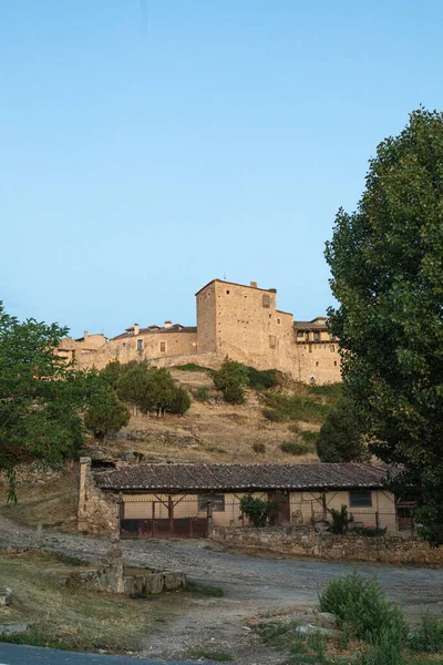 Villa Pedraza Сеговія Кастилія Лєн Іспанія Педраза Середньовічне Місто Мурами — стокове фото