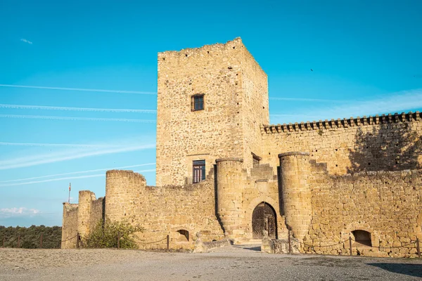 Pedraza Kastély Segovia Castilla Leon Spanyolország Római Arab Eredetű Vár — Stock Fotó