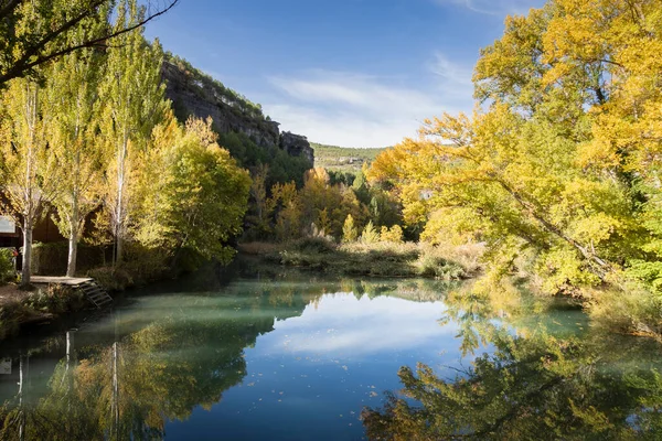 Otoczenie Cuenca Sierra Cuenca Jesienią Krajobrazy Serranii Cuenca Jesienią Krajobrazy — Zdjęcie stockowe