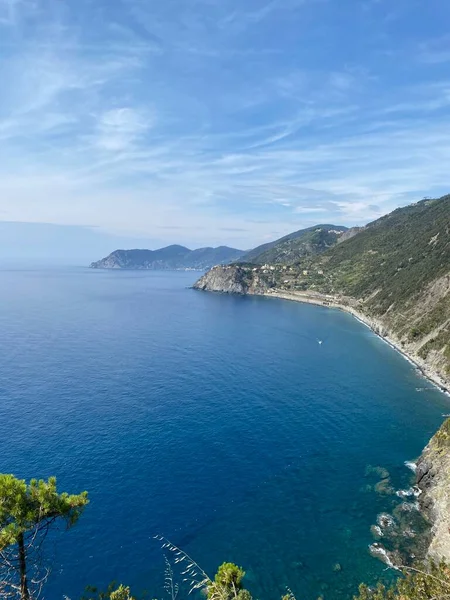 Kilátás Cinque Terre Coast — Stock Fotó