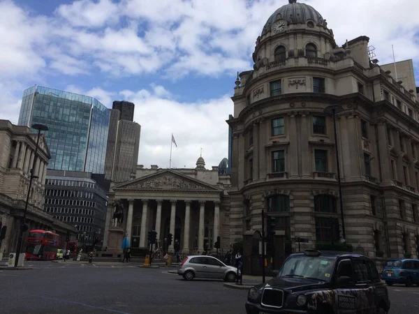 London Financial District Street View — 스톡 사진