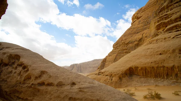 Beautiful Mountain Scenery Mountain Desert Wadi Rum Jordan — Stockfoto