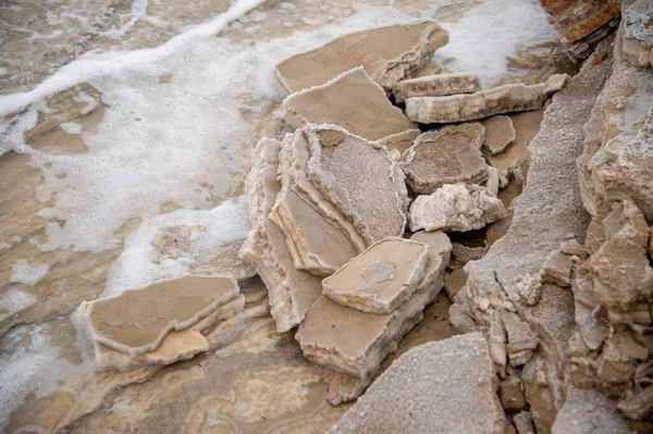 Jordan dead sea spectacular landscape with very salty water