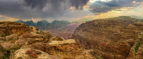 Petra Jordania Una Tierra Considerada Una Maravilla Del Mundo Con — Foto de Stock