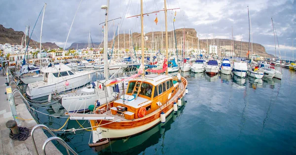 February 2022 Puerto Mogan Canary Island One Most Beautiful Harbours — Stock Photo, Image