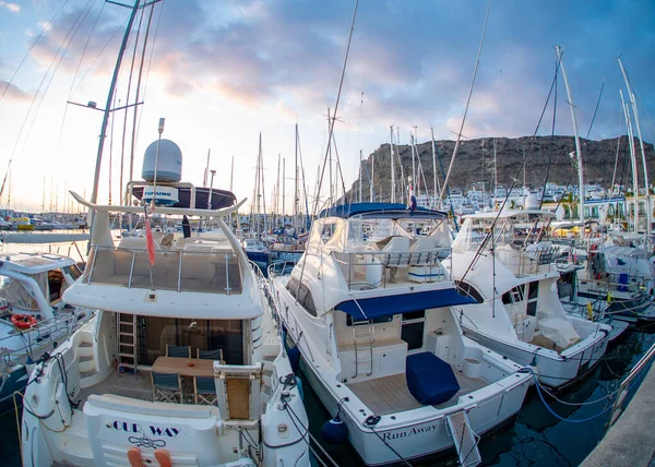 February 2022 Puerto Mogan Canary Island One Most Beautiful Harbours — Stock Photo, Image