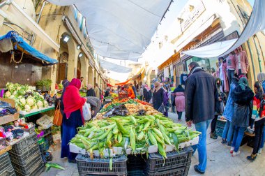 26 Aralık - 2021-Market in As-Salt Ürdün 'ün batısında yer alan eski bir tarım ve idari merkezidir..