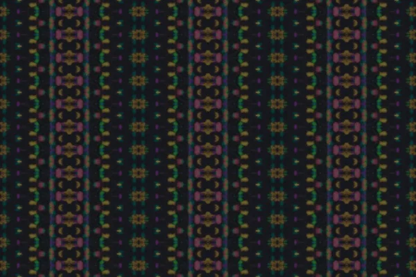 Motif Bohème Multicolore Rayures Sans Couture Boho Batik Texture Géométrique — Photo