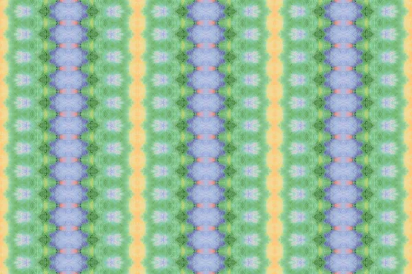 Kolor Wody Czeski Wzór Pastelowy Bohemian Batik Farba Geometryczna Koloru — Zdjęcie stockowe