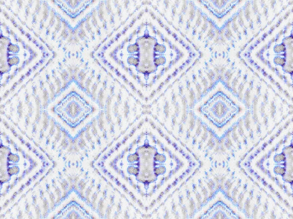 Tribal Bohemian Batik Seamless Watercolour Repeat Pattern Blue Color Bohemian — Stockfoto