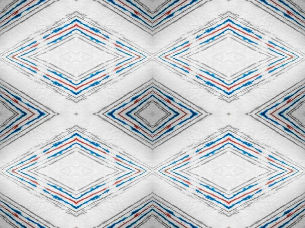 Tribal Geometric Brush Abstract Stripe Ikat Brush Seamless Dyed Brush —  Fotos de Stock