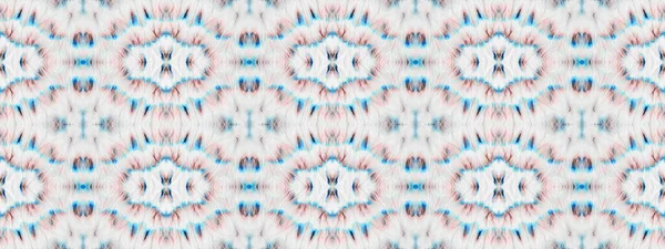 Naadloze Ikat Wave Grijze Kleur Geometrische Batik Tribal Geometrische Borstel — Stockfoto