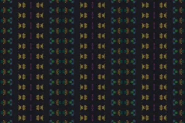 Modèle Géométrique Multicolore Pinceau Geo Rayures Abstraites Aquarelle Bohème Batik — Photo