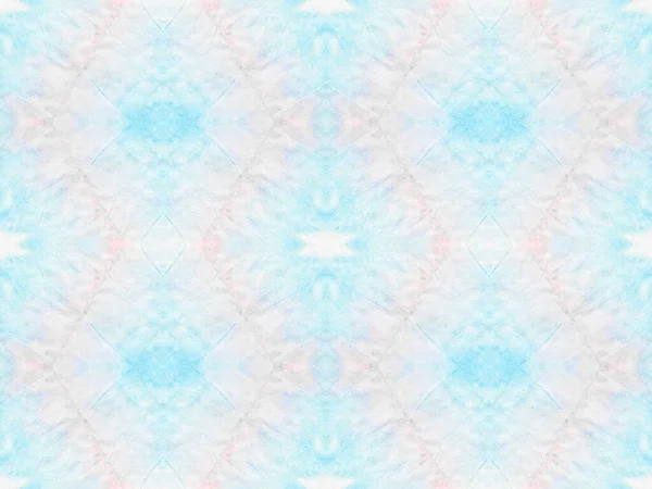 Water Colour Geometric Textile Seamless Watercolor Repeat Pattern Blue Color — Stock fotografie