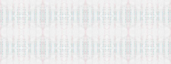 Blauwe Kleur Geometrische Textiel Naadloze Streep Ikat Brush Tribal Geometrische — Stockfoto
