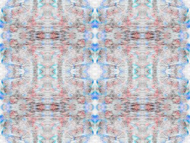 Seamless Stripe Boho Batik. Abstract Geo Batik. Pink Color Bohemian Textile. Pink Color Geometric Pattern. Blue Color Geometric Brush. Abstract Watercolour Repeat Pattern. Tribal Geometric Batik.
