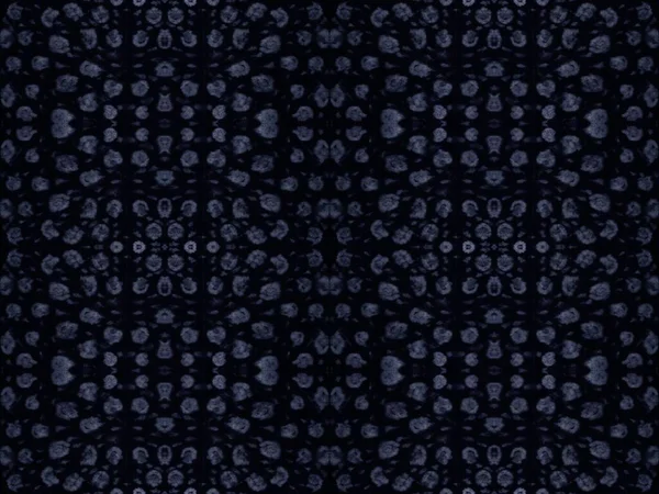 概要シームレスな壁 ウェットブラックカラーヴィンテージブロブ ジオアブストラクト形状 民族幾何学的ラフパターン 暗い黒の繰り返し インクラフブラシ 古い材料パターンを洗う ロシアハンドアブストラクトポスター — ストック写真