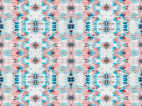ピンク色ボヘミアン繊維 概要水彩カーペットパターン シームレスな波のプリント グレーカラー幾何学的ブラシ 概要ストライプイカットブラシ 民族幾何学的バティック ボヘミアンパターン — ストック写真