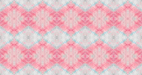 Tribal Geometric Batik Seamless Boho Wave Water Color Bohemian Brush — Stock Photo, Image
