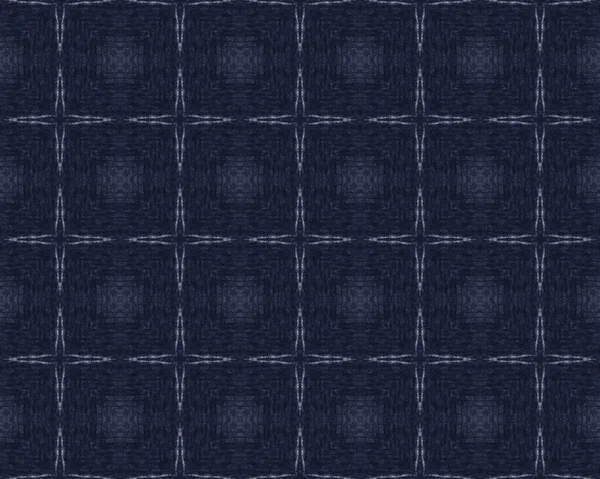 Blue Pen Pattern Texture Conception Tissu Bleu Navy Ethnic Batik — Photo