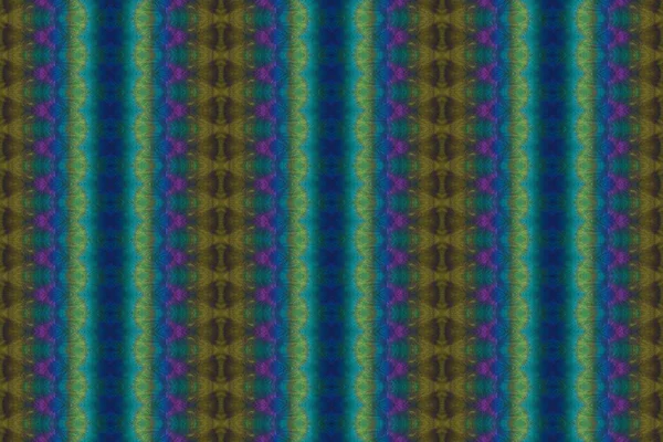 Γεωμετρικό Μοτίβο Χρώματος Νερού Υδατογραφία Μποέμικο Ύφασμα Απρόσκοπτη Stripe Ikat — Φωτογραφία Αρχείου