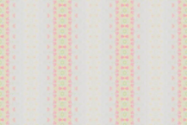 Waterkleur Geometrisch Patroon Etnische Geometrische Borstel Abstracte Ikat Print Aquarelverf — Stockfoto