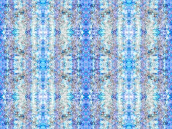 Seamless Watercolor Carpet Pattern Tribal Bohemian Brush Blue Color Geometric — Stock Fotó