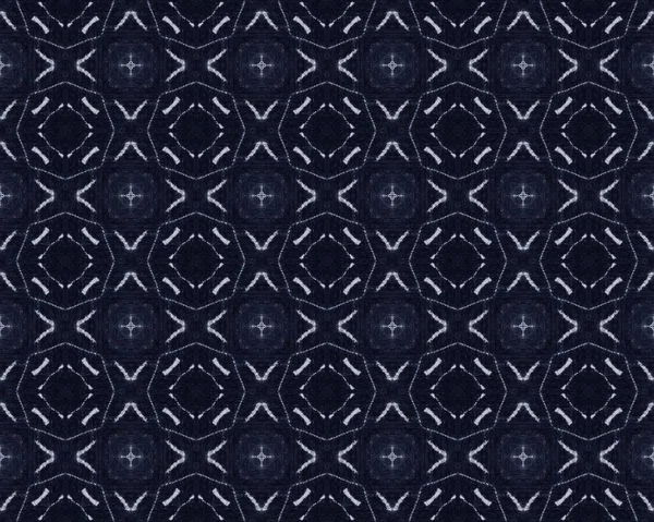 デニムペンの質感 ライン クラシック プリント エレガントな海軍の繊維 クラフトブルーのデザインパターン ホワイト インク スクラッチ 古い布刺繍 — ストック写真