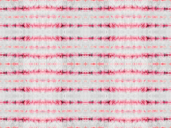 Abstraktes Aquarell Teppichmuster Abstrakter Streifen Ikat Pinsel Rote Farbe Geometrische — Stockfoto