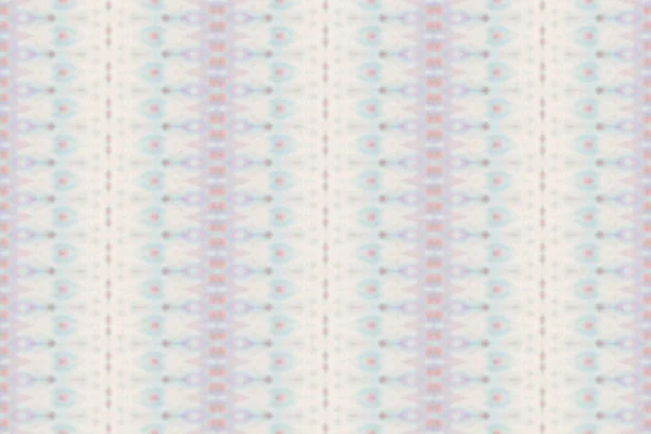 Aquarel Boheemse Patroon Zigzag Boheemse Batik Abstracte Streep Boho Borstel — Stockfoto