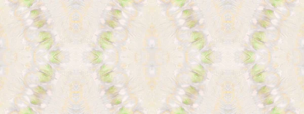 Floral Bohemian Drawn Pattern Line Seamless Ikat Art Geometric Tye — 图库照片