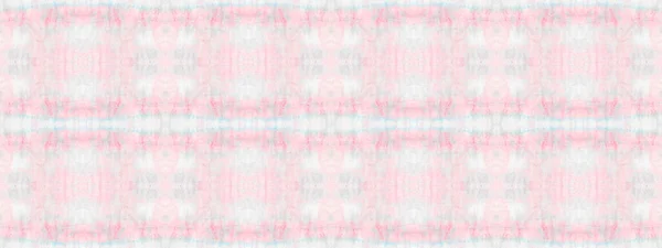 Безшовна Стрічка Бохо Пензлем Рожевий Колір Богемський Візерунок Абстрактна Бліда — стокове фото