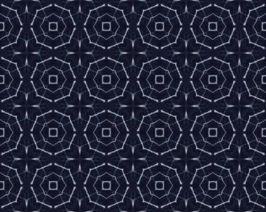 Mavi mürekkep deseni. Denim Ink Tekstil. Mozaik Ikat Çizimi. Beyaz Kumaş Parmak izi. Eski Zanaat Duvar Kağıdı. Kusursuz Duvar dokusu. Satır Zarif Yazdırma. Retro Mavi Tasarım dokusu. Batik Çiçek Malzemesi