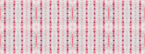 Tribal Geometrische Batik Rode Kleur Geometrische Borstel Zwart Kleur Geometrisch — Stockfoto