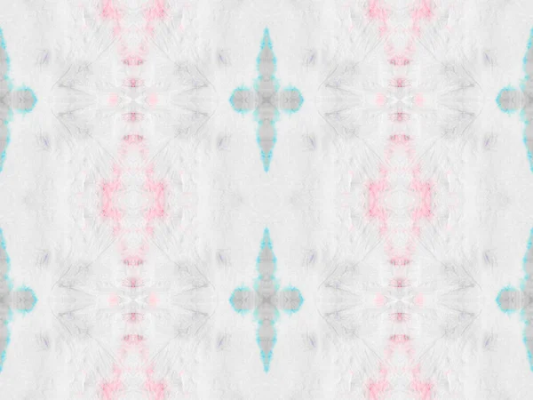 Rayures Abstraites Ikat Batik Brosse Géométrique Ethnique Modèle Bohème Couleur — Photo