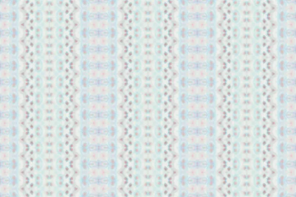 Multi Color Geometric Pattern Seamless Dyed Print Abstract Pastel Ikat — Stock Photo, Image