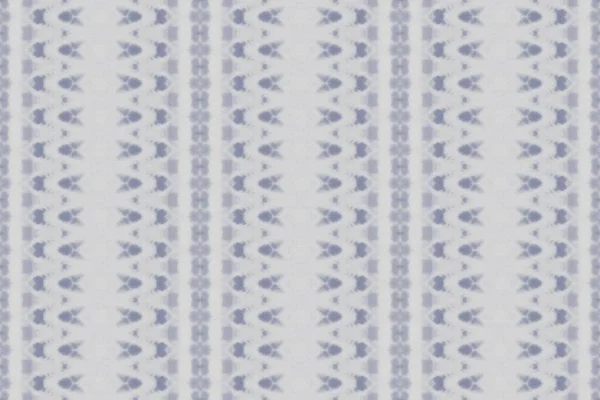 Blue Color Bohemian Pattern Water Colour Bohemian Textile Seamless Stripe — Stockfoto